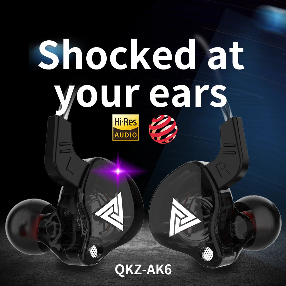 QKZ AK6 HiFi Earbuds