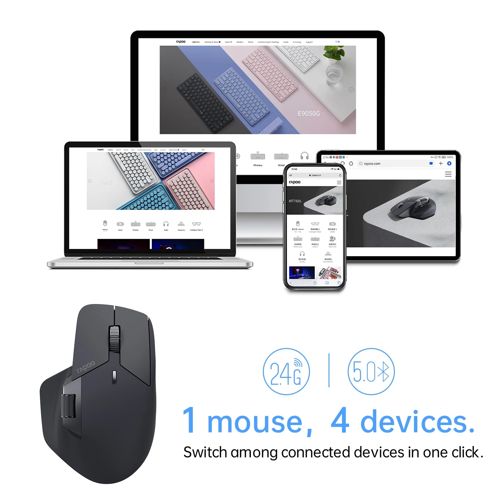 Rapoo MT760 Wireless Mouse